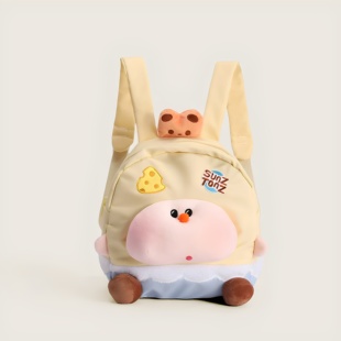 外贸原单日系苹果树背包可爱卡通双肩包通勤甜美少女玩偶书包旅游