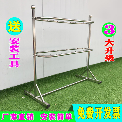 幼儿园不锈钢毛巾架儿童储物架