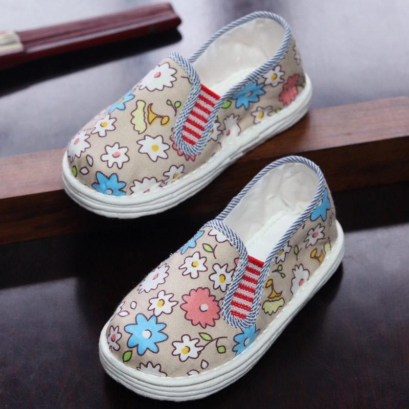 手工千層底兒童透氣吸汗手工單鞋