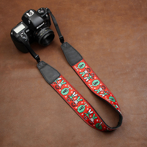 cam-in绣花系列民族风 单反数码照相机背带 微单摄影肩带cam7458