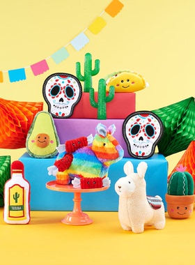 新品 发声 美国ZippyPaws宠物毛绒玩具 冒险系列狗狗犬玩具洁牙