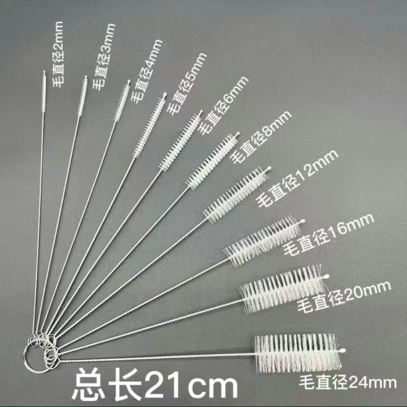 茶具上水硅胶软管刷饮水桶抽水毛刷加长抽水器进吸水管硅胶管道刷