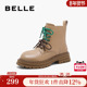 新款 百丽女靴子厚底工装 靴短靴冬季 美拉德马丁靴大黄靴女B2248DD4