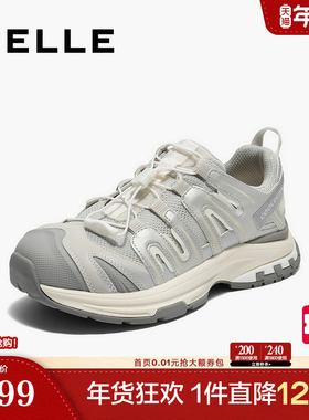 百丽女鞋子厚底增高老爹鞋女秋季新款休闲运动鞋子E2C1DCM5