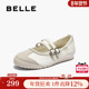 百丽芭蕾运动玛丽珍单鞋 子D9D1DBQ5 薄底休闲鞋 女夏季 新款