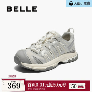 休闲运动鞋 百丽女鞋 新款 女秋季 子E2C1DCM5预 子厚底增高老爹鞋