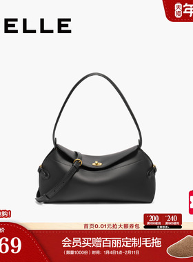 百丽包包女秋季新款通勤单肩斜挎大容量手提托特包9901GCX5