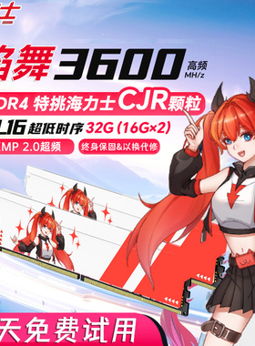 ddr4内存条8G 16GX2 3200 3600高频 C16台式机电脑海力士CJR颗粒