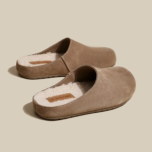 巨软！巨舒适！加绒包头毛毛拖鞋