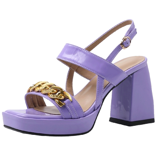 【断码清仓】真皮包头粗跟单鞋女品牌特价捡漏正品高跟鞋后空女鞋