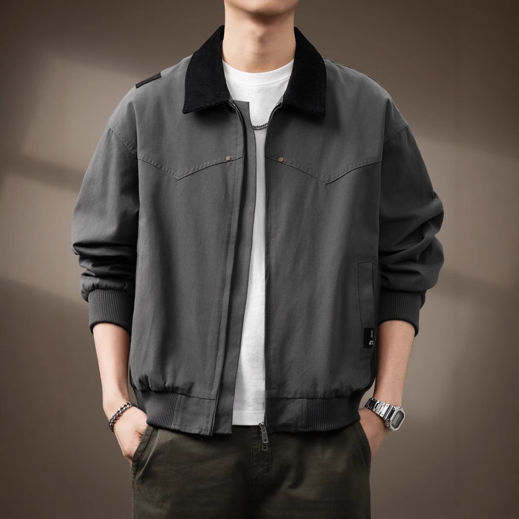 美式复古工装夹克男外套