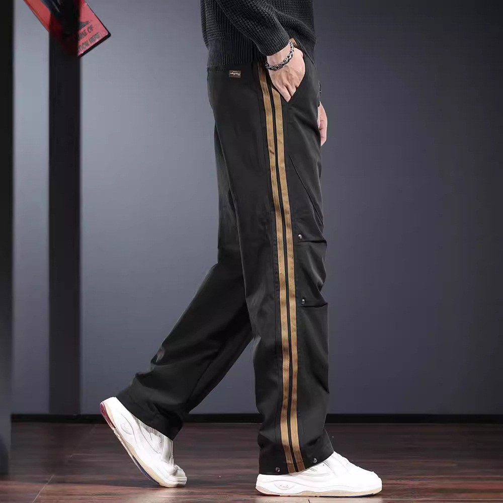 男户外防泼水冲锋裤直筒潮