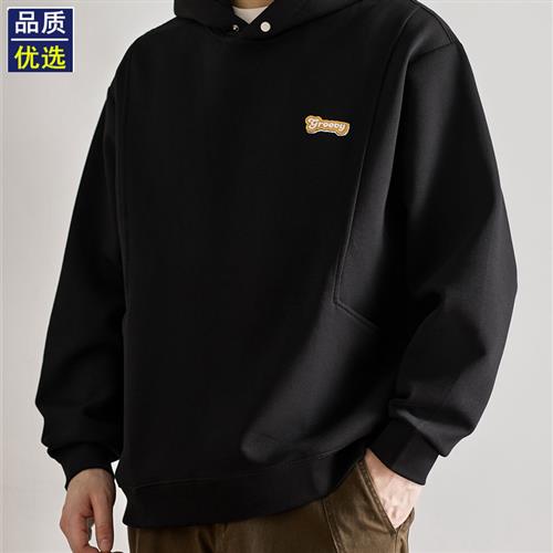 重磅美式潮牌连帽卫衣男士秋季2025新款宽松百搭长袖套头上衣外套