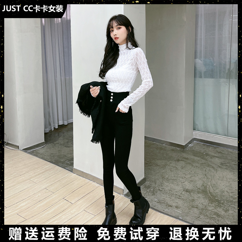 justcc薄款2022小脚九分裤