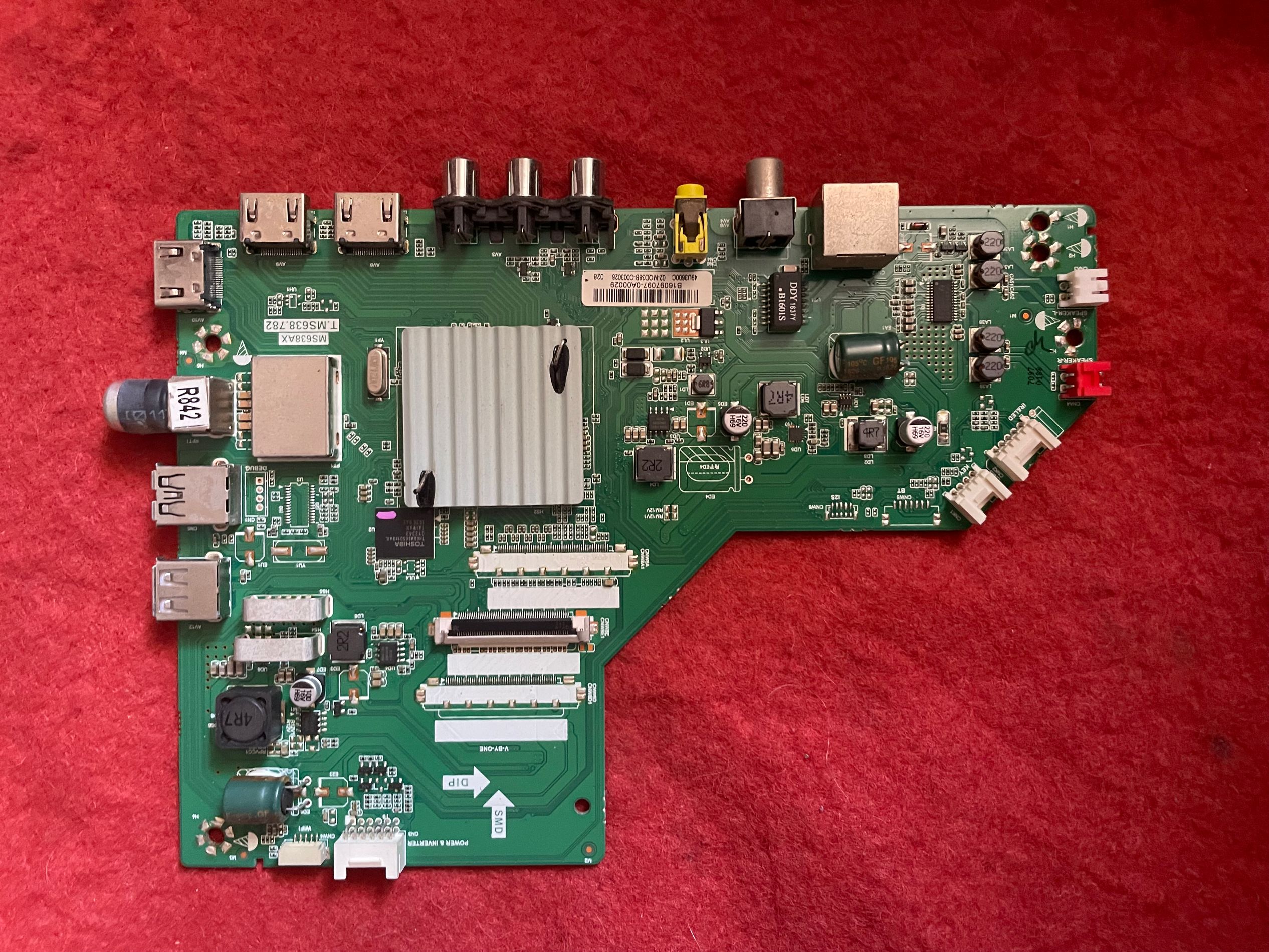 A原装正品东芝 49U3600C主板T.MS638.782 MS638AX屏LVU490CSDX