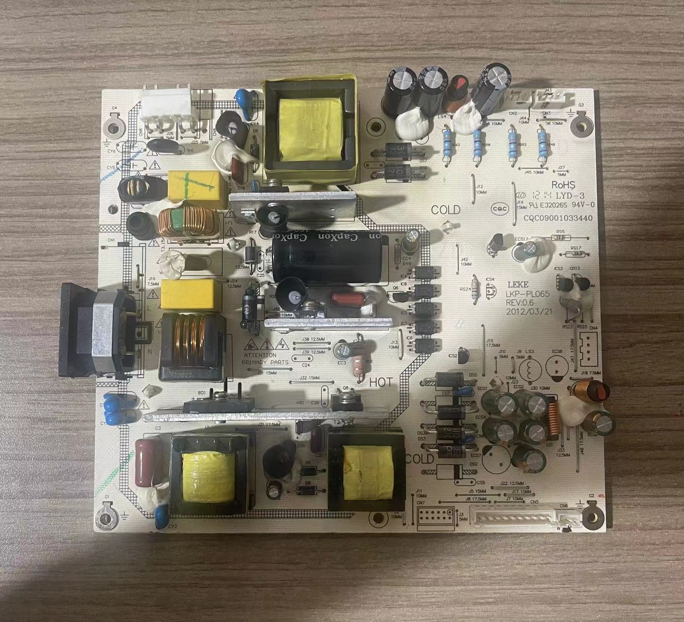 实拍原装 三洋42CE530ALED 电源板LKP-PL065 LK-PL4204X06A-2测好