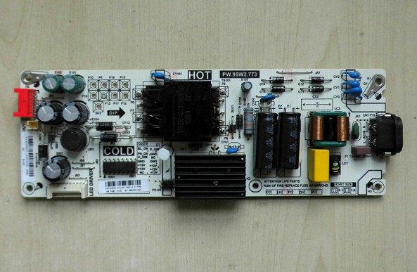 超新原装TCL 55V2 50L2 55F6 50D6电视电源板PW.95W2.773 实物图
