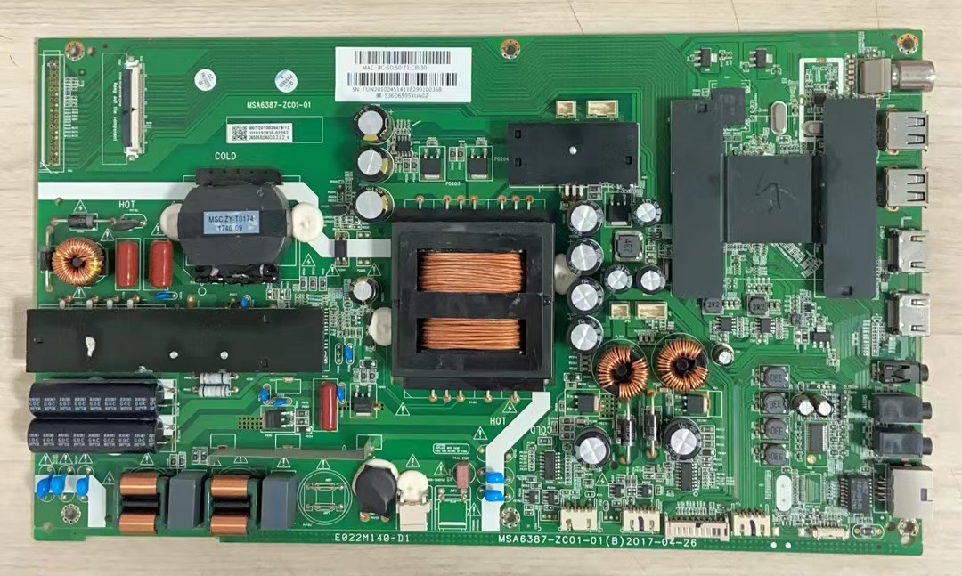 #原装风行G65Y-T 主板MSA6387-ZC01-01 屏LSC650FF05-W 现货实拍