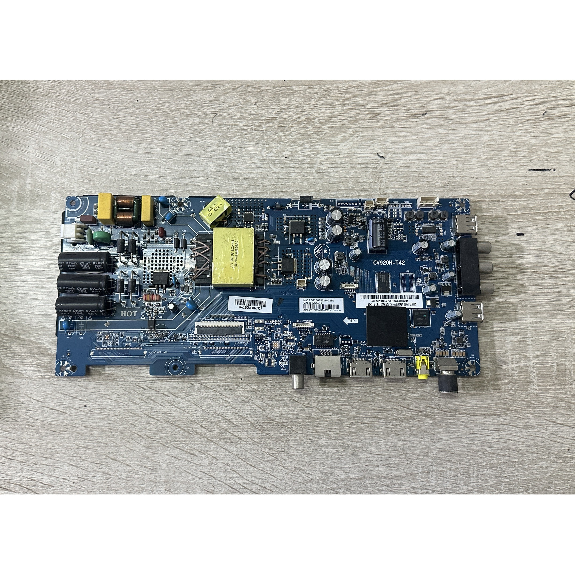 原装三洋42K31A 主板CV920H-T42 屏JE415D3HA0L 现货实拍