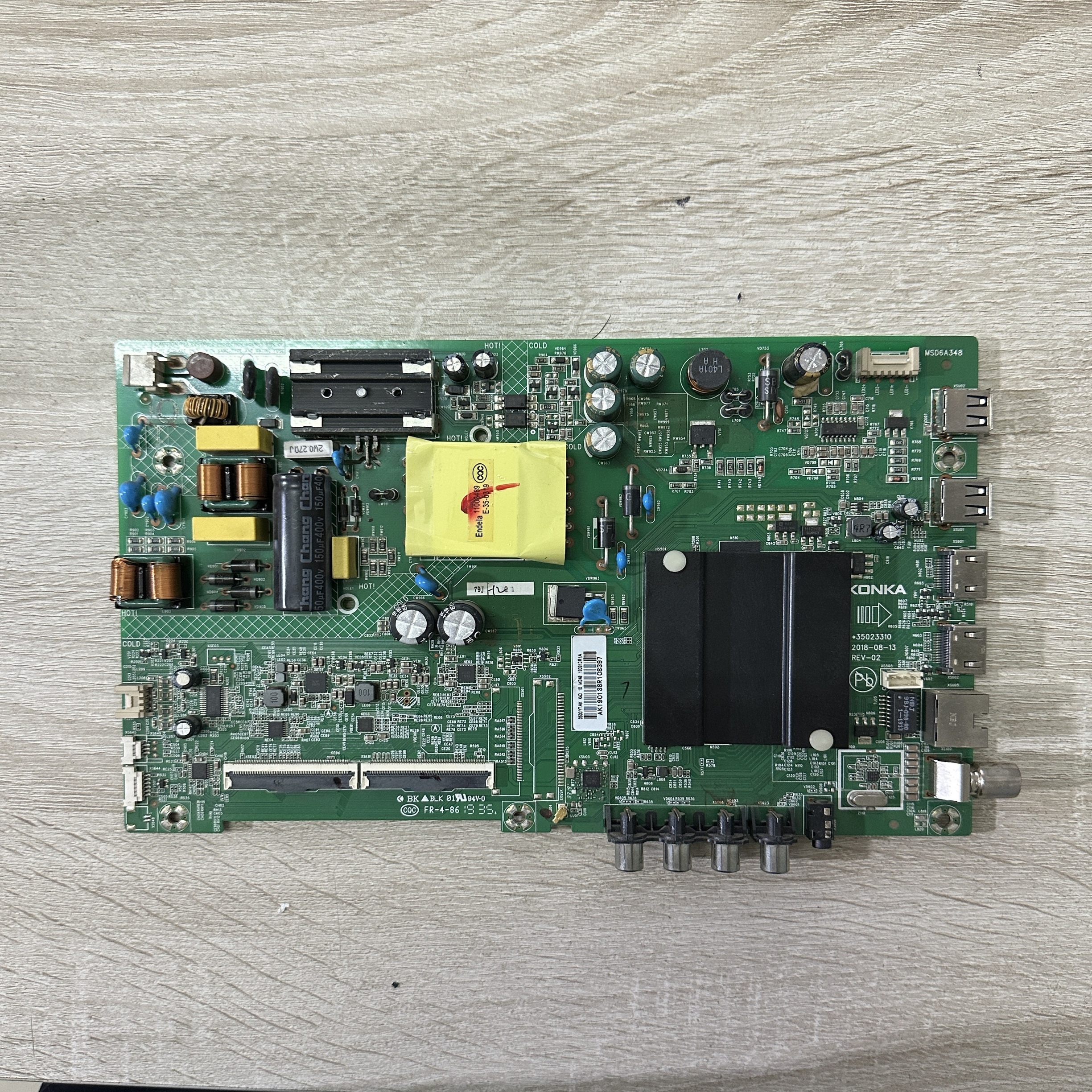 A原装康佳KKTV K43 主板35023310 屏0500YT 72000500YT 现货实拍