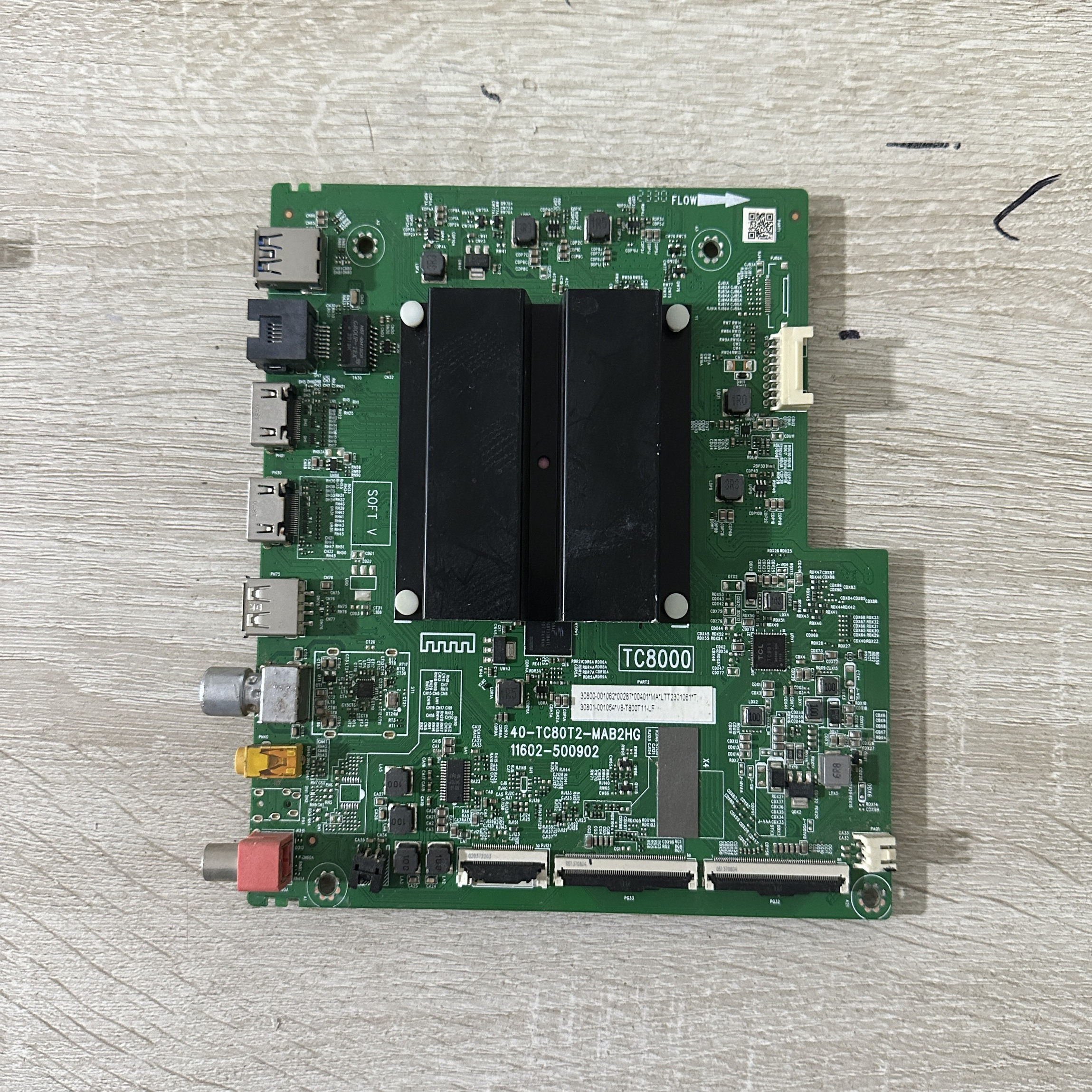 原装TCL 55V8E 55//5865/75J7E 主板40-TC80T2-MAB2HG TC8000 屏