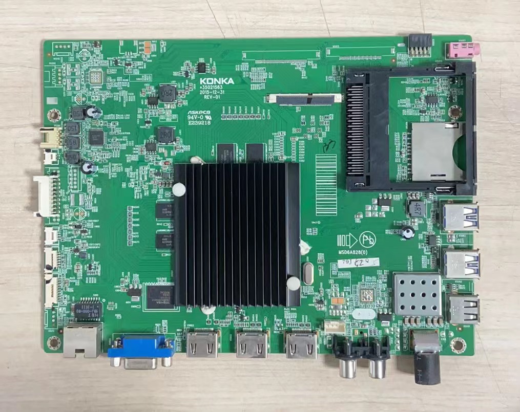 #原装拆机正品康佳 QLED55X80U主板 35021563配屏 72003097 实拍