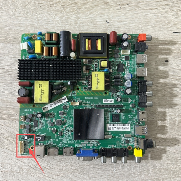 原厂飞利浦49PFF5455/55PFF5201/50PFF5050/T3 主板MSD6A628-T8D1