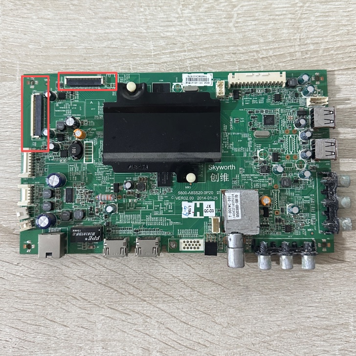 现货原装创维65E510E主板 5800-A8S520-0P20 配屏V650HP1-LS6实拍