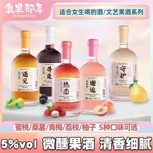 乳果那年果酒女士低度热恋邂逅蜜桃甜酒遇见梅子酒订婚喜酒伴手礼