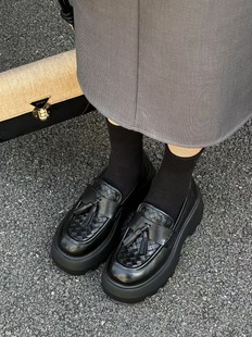 新款内外全真皮女鞋方头浅口平底矮低跟单鞋时尚百搭