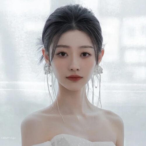 新娘耳环婚纱结婚耳饰长款耳坠