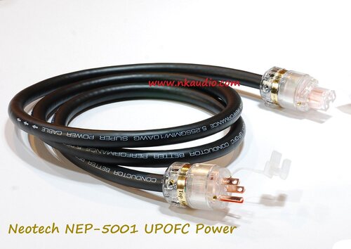 NEOTECH NEP-5001 OFC 音响专用电源线 +CMC 纯铜电源插头