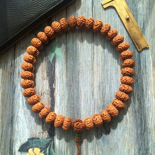 精品小蟠桃核手串16mm矮桩36颗蟠桃核手持密度大精挑桃核一物一图