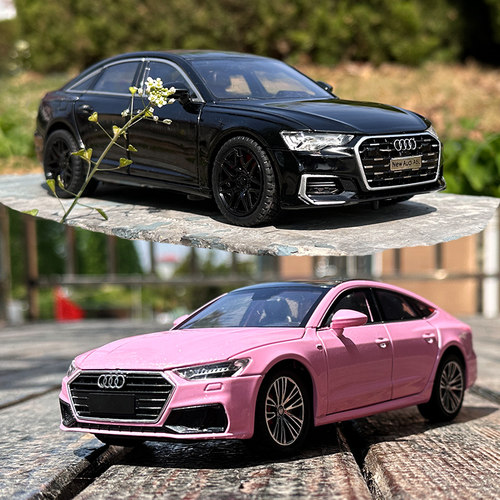 1/24奥迪车模A6A7A8仿真车声光