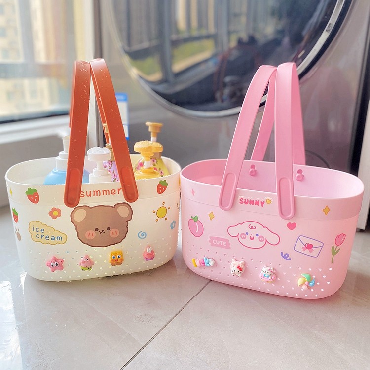 宿舍多巴胺可爱少女小号手提浴筐