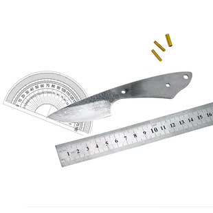 大马士革直刀胚 水果刀胚 花纹钢手工制作刀头刀条半成品刀胚