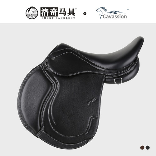 Cavassion-Com英式综合马鞍座子(双层牛皮复合) 裸鞍  8202029