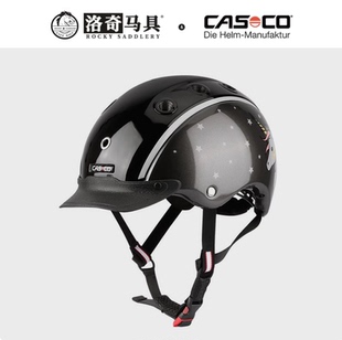 德国Casco-Nori儿童马术头盔亮面 卡通独角兽 洛奇马具 8101031