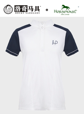 horseware 女款插肩立领短袖 HW85054