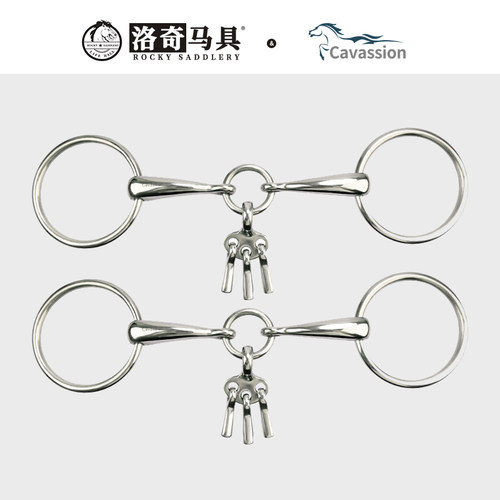 Cavassion调教衔铁 马嚼子 口衔 洛奇马具8209105