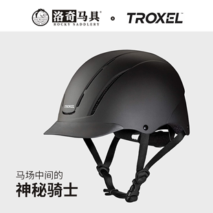 备洛奇马具8101056 可调节骑士骑手装 黑骑士马术头盔 TROXEL