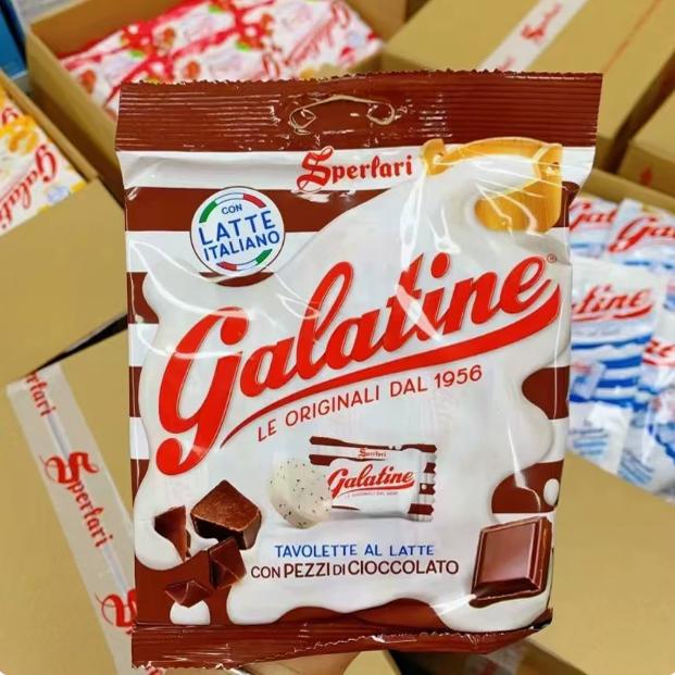 新日期意大利超市GALATINE佳乐定高钙 奶片零食奶糖乳糖115g