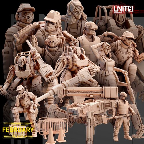 【工业巨头】货运机 武装施工队第三方桌游战模型 第九单元 UNIT9