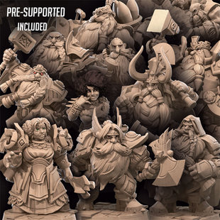 【矮人】皇帝 炮兵 大祭司 将军 迫击炮小队 火枪手 DND棋子跑团