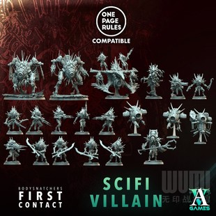 无人机 工程师 外星人 科技dnd战锤神棋子桌游模型 异星侵袭