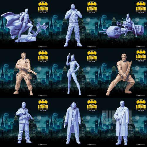 【黑暗骑士】猫女 贝恩 管家 小丑 戈登蝙蝠侠DC哥谭桌游棋子模型