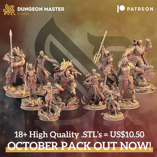 龙魂兽人僧侣 游侠 魔剑士巫师技师 龙与地下城dnd跑团桌游棋子模