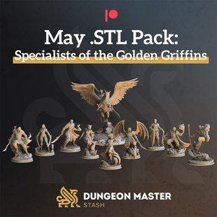 狮鹫盗贼团 牧法师僧侣 龙与地下城dnd跑团桌游棋子模型 地牢大师