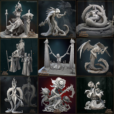 【克苏鲁】邪教徒 星之眷族 蛇女深海之母 祭司场景  DND棋子跑团