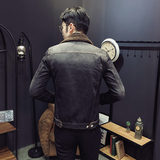 2023秋冬新品牛仔外套韩版修身加绒加厚牛仔夹克男B248-NZ01P130，男装夹克，电商B248